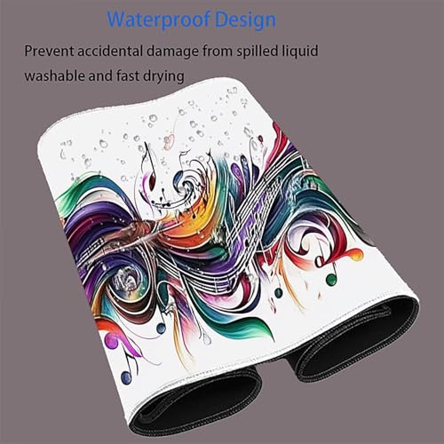 Tapis de souris antidérapant XXL grand format imperméable contre rayures