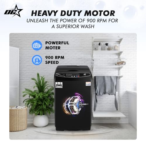 Image of OG Star Smart Choice 10.5 Kg Fully Automatic Top Load Washing Machine | 900 RPM Motor | Multiple Wash Modes | Air Dry | Diamond Drum | Smart Water Level | Powerful Performance
