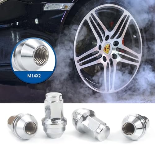 image for GAsupply 14x2 OEM Factory Style Lug Nuts, 24pcs One-Piece Chrome Large