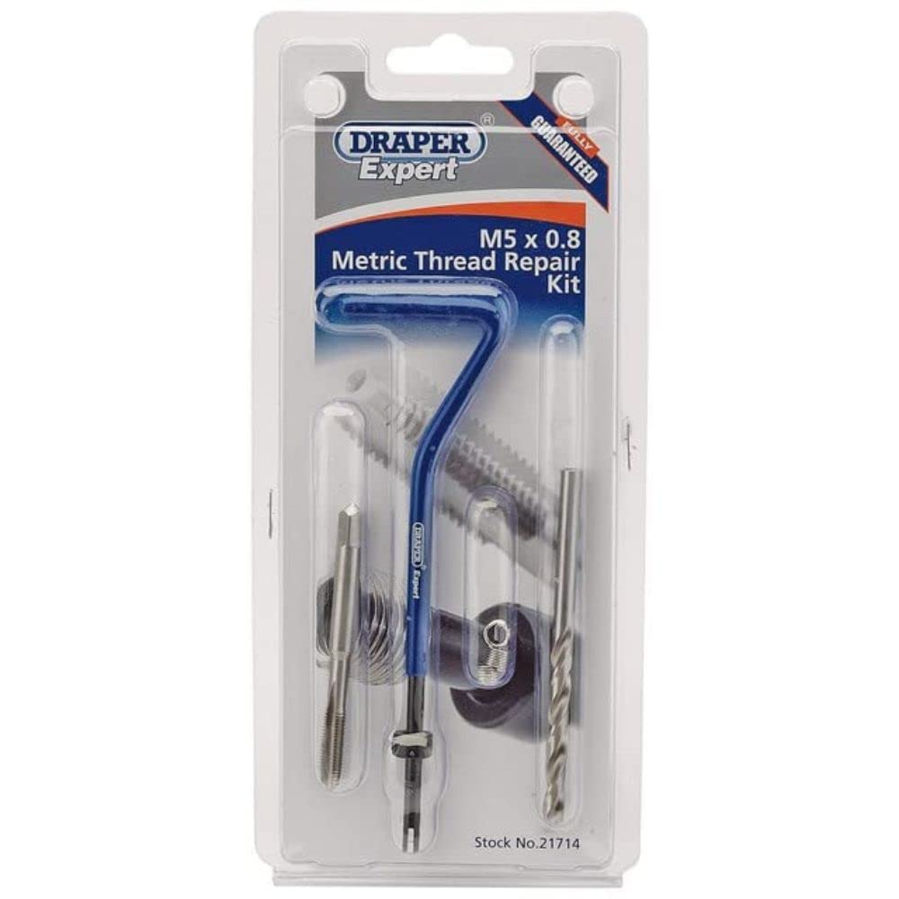 Draper 21714 Expert Metric Thread Repair Kit, M5 x 0.8
