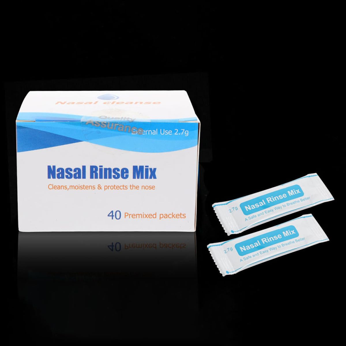 Sal para Lavado Nasal Instantáneo Blancos 80 Sobres