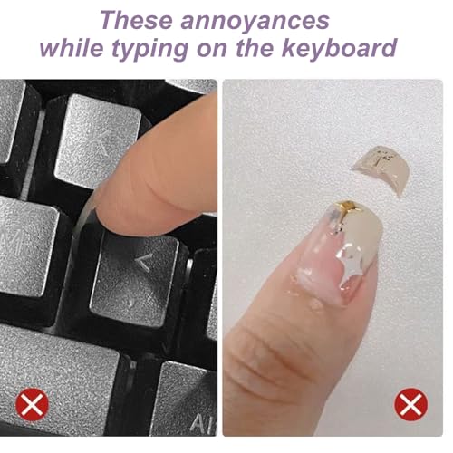 Pegatinas protectoras para teclado color dorado miniatura 2