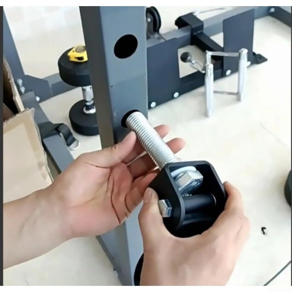 Sistemas de polea de gimnasio para entrenamiento en casa, cables altos y bajos, equipos de fitness con ángulo ajustable, construcción de acero y nailon para lat pull-downs y remo (para agujero de 16
