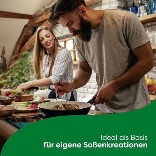Knorr Soße zu Braten Extra leckere dunkle Soße Sauce mit würzigem Geschmack 25 Portionen