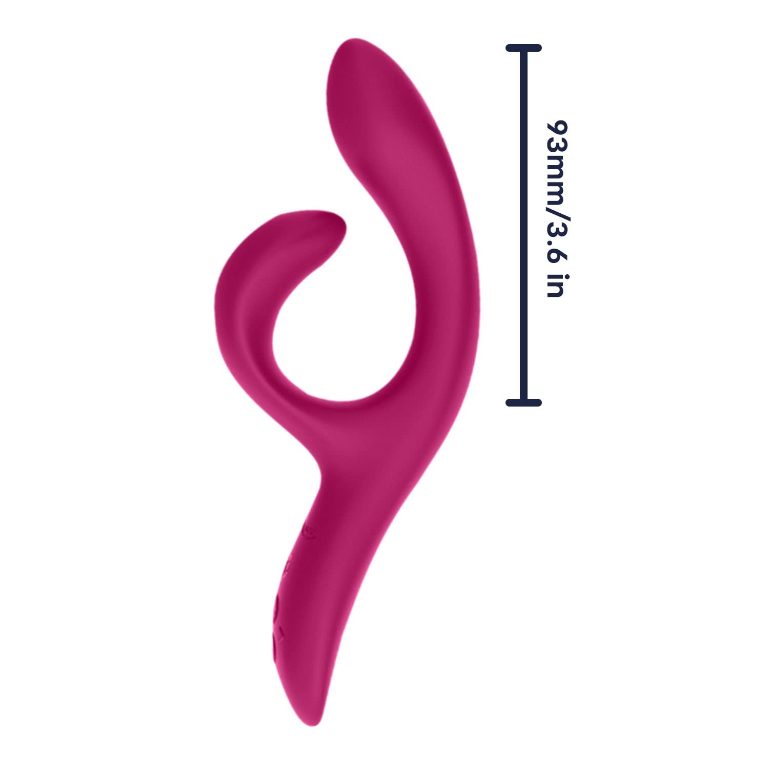 We-Vibe Nova 2 Vibratore Rabbit per Donna - Clitoride e Punto G - 10+ modalità - Flessibile - Doppia stimolazione - Controllo App a distanza - Stimolatore Massaggiatore Clitorideo - Impermeabile