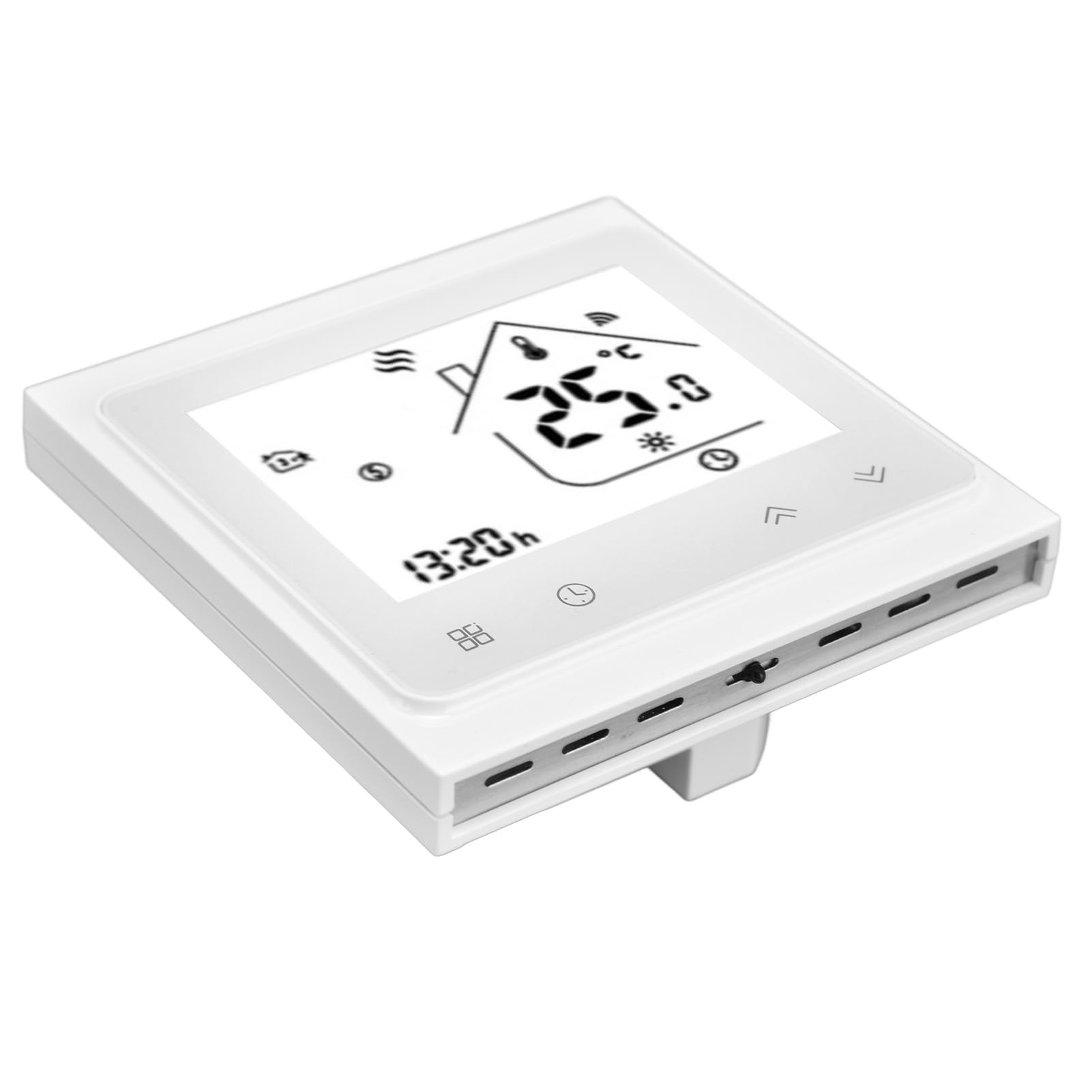 Smart Home - Termostato remoto ad alta precisione per Smart Home, controllo vocale per scaldabagno, : Bianco