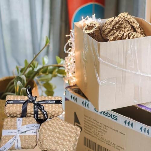 Bubble Paper Wrap for Packing Moving, Packing Paper for Moving Wrapping 12in*47.5ft, Moving Supplies, Alternative to Plastic Bubble (47.5ft)
