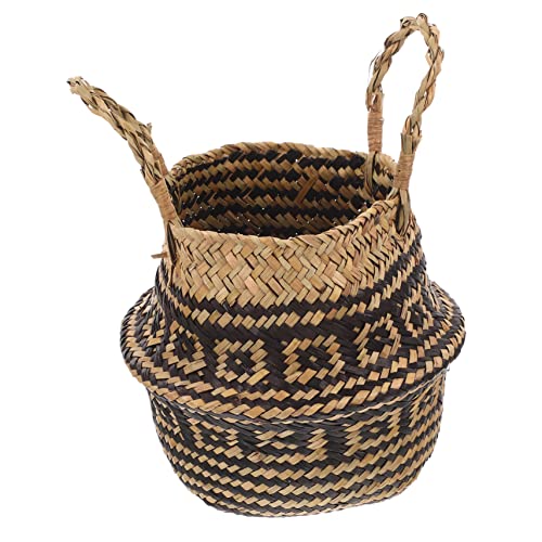 HEMOTON Panier Plante Tressé Panier Décoratif pour Intérieur à Fleurs pour Plante Intérieur De Rangement