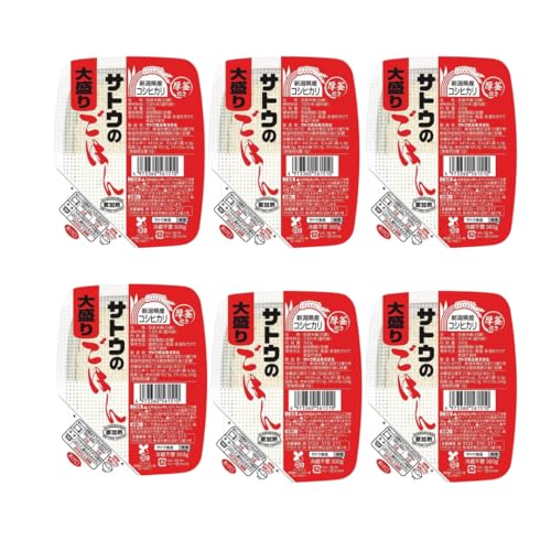 まとめ買い サトウのごはん大盛り300グラム6個セット 新潟県産 コシヒカリ