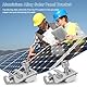 Teokantz Erdungsklemme, 6 Stück Erdungsklemme PV Modul, Solarpanel Erdungsclips aus Alulegierung, Standard Solarmodul Boden Erdung Lug, Erdungsösen Photovoltaik-Unterstützung für Solar Panel
