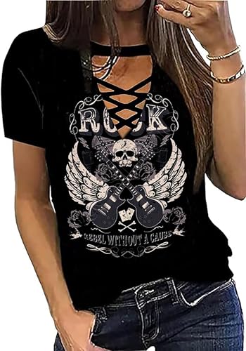 v neck tee shirts - black 106