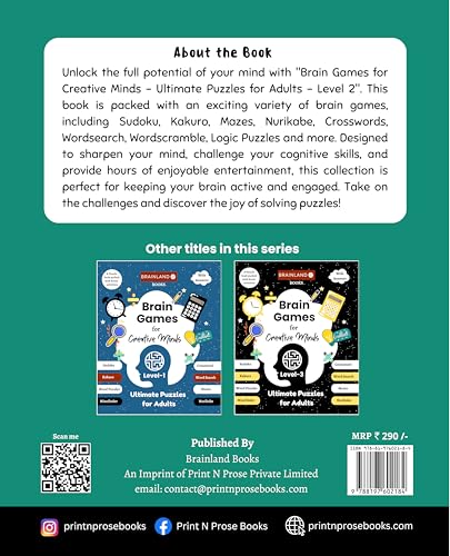 Image of Brain Games for Creative Minds - Ultimate Puzzles for Adults - Level 2