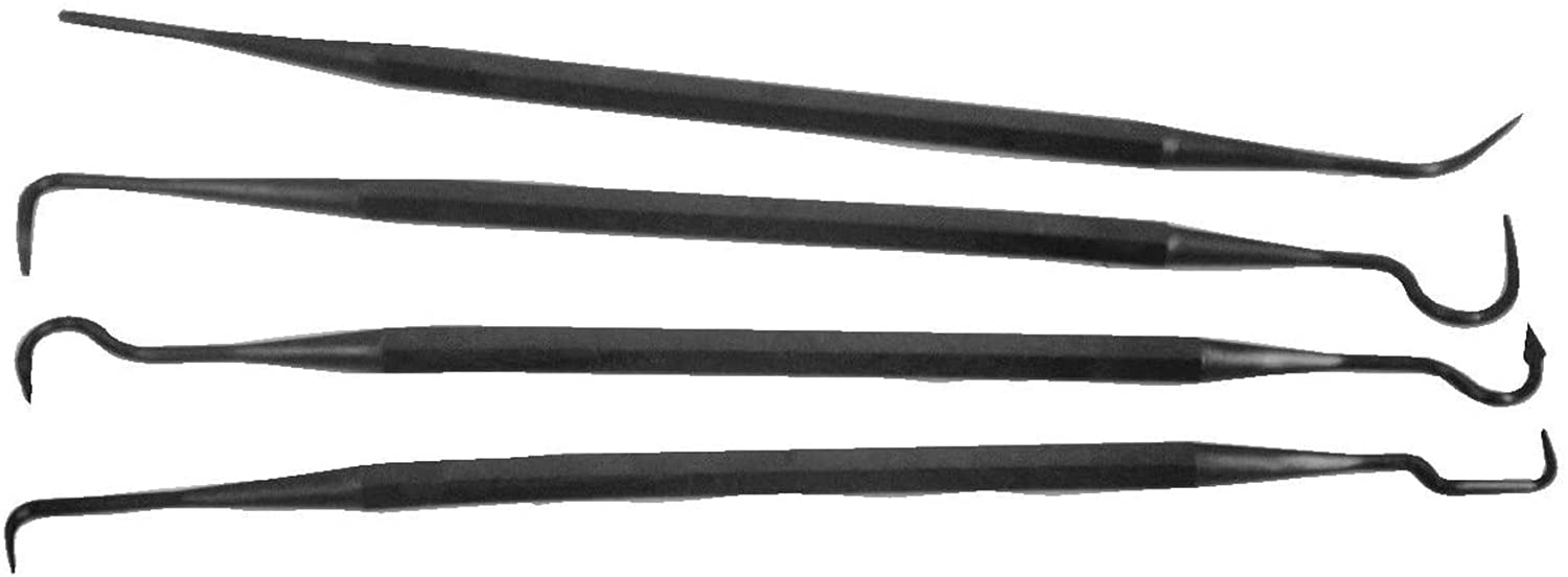 DELFINO Cleaning Pick Set with 4 Picks for Cleaning and Maintenance, Double-Ended Nylon Pick Set, Universal Cleaning Kit, Nylon Pick Set for Cleaning Set