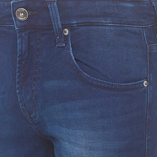 Image of Spykar Men's Skinny Jeans (SS-01BB-21DK.Indigo Dark 31)