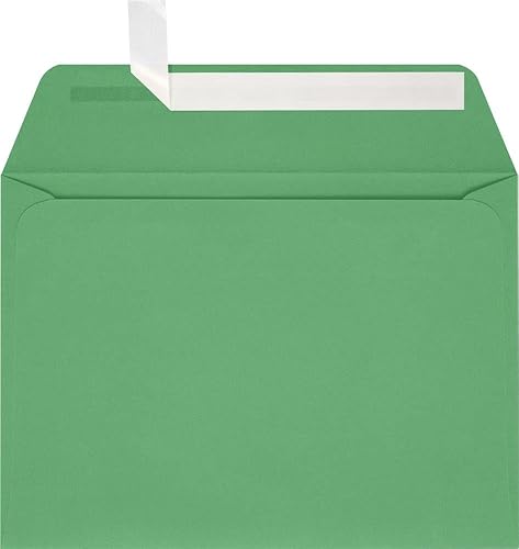 Vista 14 de LUXPaper Sobres de ventana de cara completa A7 Despegar y prensar 5 1/4 pulgadas x 7 1/4 pulgadas Blanco Texto de 70 libras Cantidad de 50