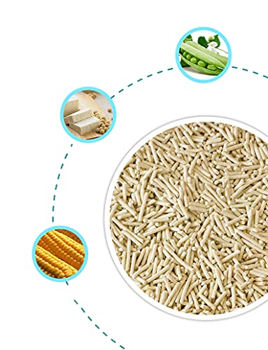 image for Kungfu Cat Kungfu Green Tea Tofu Cat Litter 17.5 Litre, White