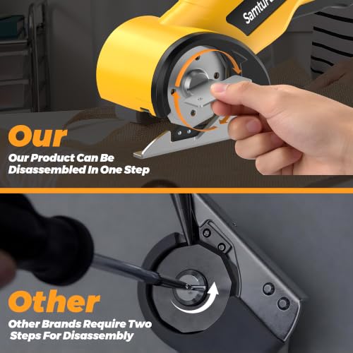 320RPM Strong Power Cordless Electric Scissors With Safety Lock - image 2