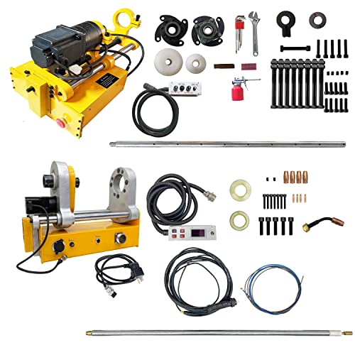 LGXEnzhuo 110V Portable Line Boring and Welder Machine, Portable Auto Rotary Inner Boring Welding Machine, Process Diameter 2.17