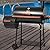Royal Gourmet CC1830W 30-Inch Charcoal Grill with Offset Smoker and Wood-Painted Side Table, Outdoor Smoker Grill with 811 Sq. In. Cooking Area for Outdoor Barbecue Event, Black