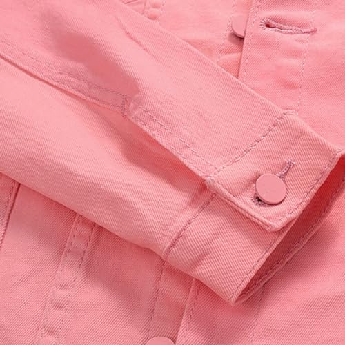 Long Sleeve Button Jeans Coat for Men Casual Hip Hop Trucker Jackets Loose Fit Fashion Denim Jacket4