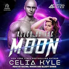 Diseño de la portada del título Alien on the Moon