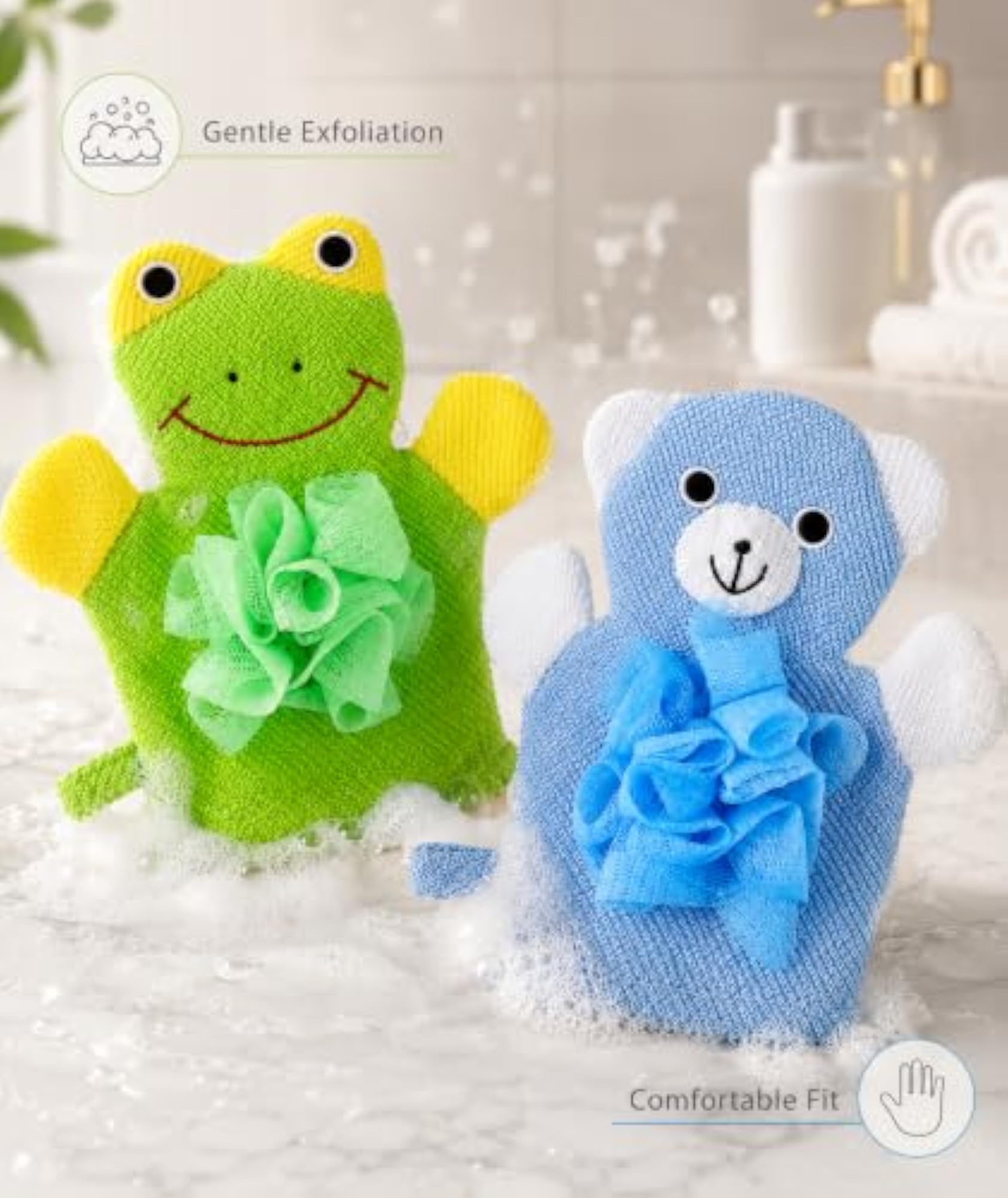 2PCS Loofah for Bathing