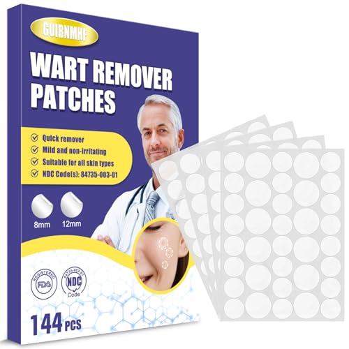 GUIBNMHF Skin Tag Remover,wart Remover,Fast-Acting Wart Remover Freeze Off : Salicylic Acid Wart Remover for Plantar Wart,Suitable for All Skin Types,30ml. (Pack of 1) (144 Patch)