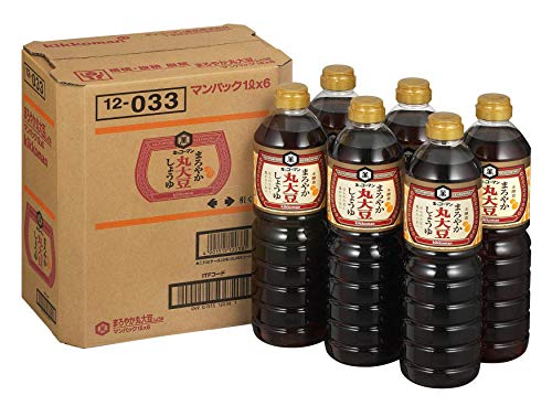 キッコーマン食品 まろやか丸大豆しょうゆ 1L ×6個のサムネイル