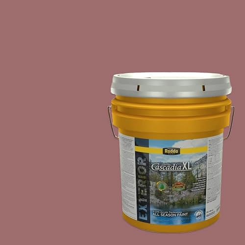 Vista 123 de Rodda Paint CASCADIA ZERO - Pintura satinada e imprimación para interiores en uno, 1 galón, pizarra