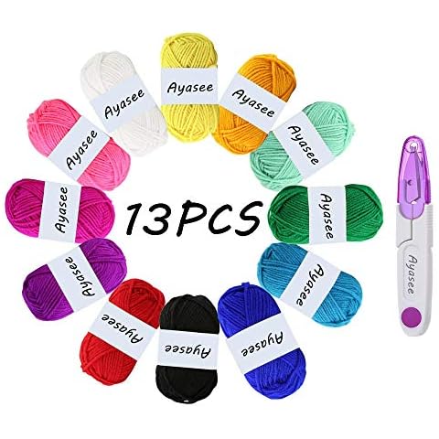 Ball Winders, Yarn Knitting Loom Crochet Swift Yarn Fiber String Ball Wool Winder DIY Tool Kit (13) Cover