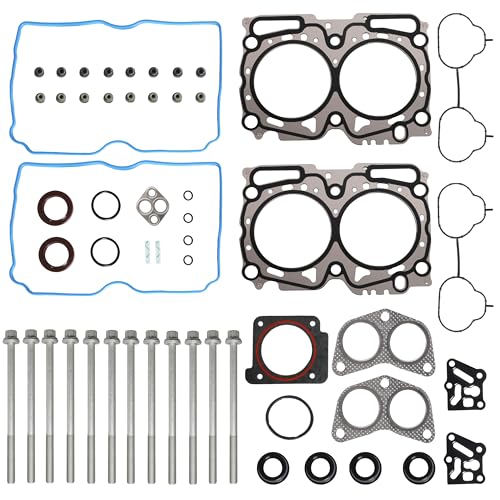 Riyhch Head Gasket with Bolts Set HS26531PT-3 ES72212, 2010-2012 for Subaru Legacy, 2010-2012 for Subaru Outback, for 2.5L H4 16V SOHC 2458cc, Engine Code: EJ253, HGS4350 HSD2913