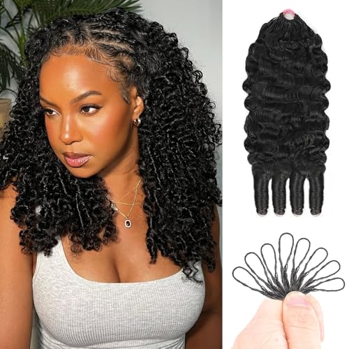 Goulus Burmese Curly Crochet Human Hair