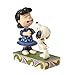 Peanuts by Jim Shore Lucy and Snoopy Stone Resin Figurine, 5”