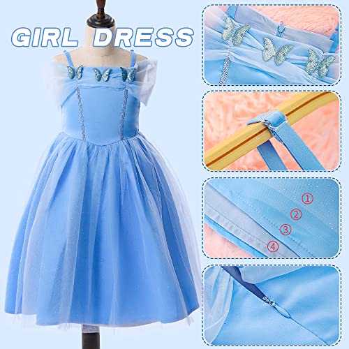 Princess Cinderella Girl Dress up with Matching 18 Inch Doll Dress4