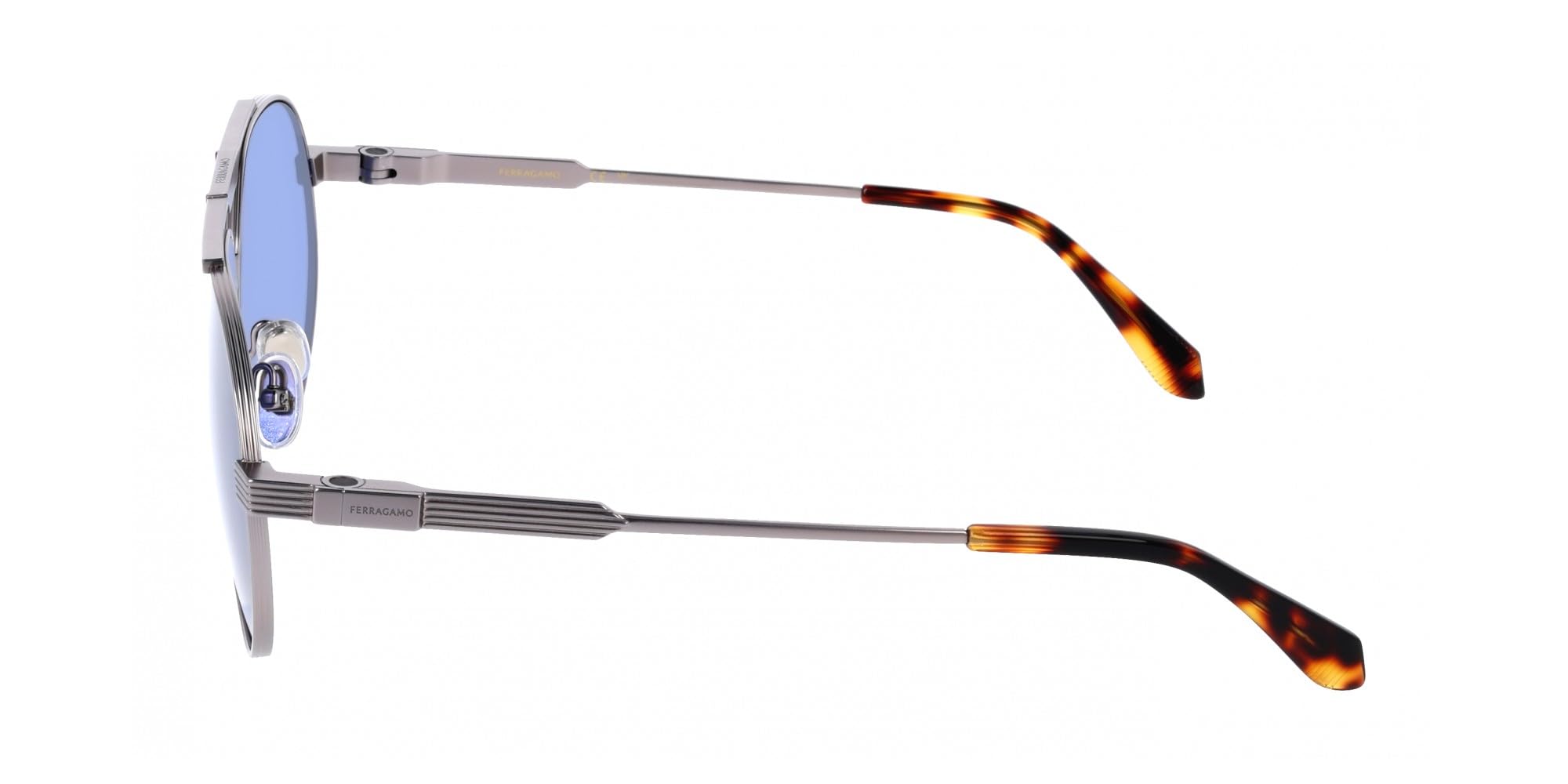 GAFAS FERRAGAMO SF327S - C: MATTE LIGHT RUTHENIUM Eye Size: 62 Bridge: 14 Cura della persona e salute