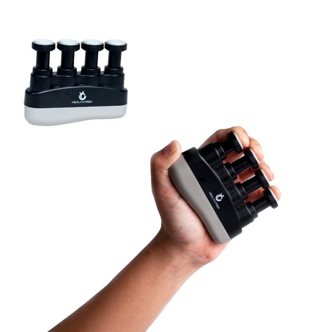 Healthtrek Finger Exerciser for Forearm Hand Grip Workout Equipment for Musician, Rock Climbing and Therapy (Pack of 1, Assorted Color) (B0CDH6655Y) Amazon Price History, Amazon Price Tracker
