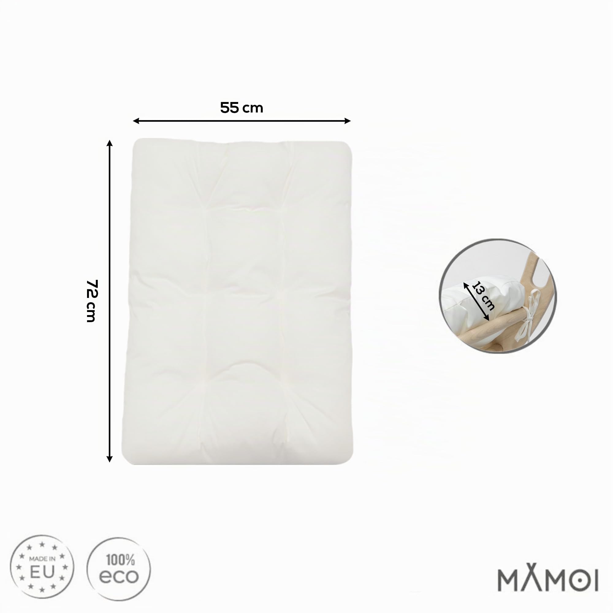 MAMOI® Kissen für Kletterbogen, Matte für Kletterdreieck, geeignet für Spielplatz und Klettergerüst Indoor