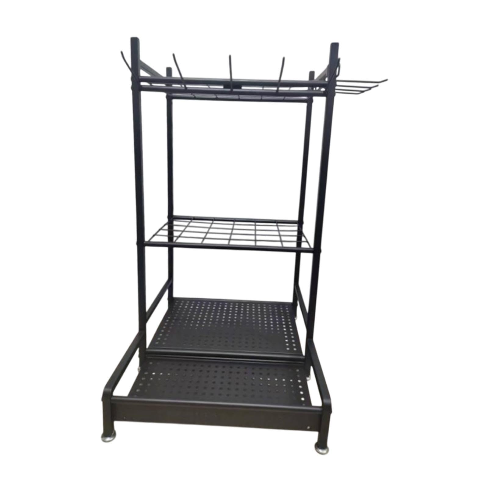 Amazon | Whtkoph ガーデンツール収納ラックフック付き屋外用ツール