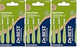 Dr.BEST GreenClean Interdental, Size 5, 6 Stück - Interdentalbürsten für eine sanfte Reinigung der Zahnzwischenräume (Packung mit 3)