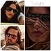TruFabV Vintage Retro 70s Sunglasses for Women Men, Fashion Disco Glasses, Double Bridge Aviators (Brown)