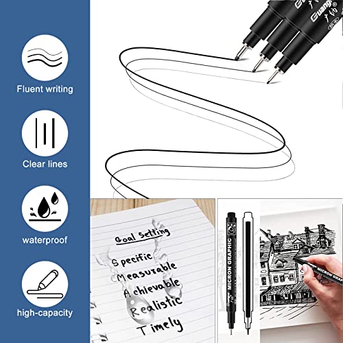 Funnasting Fineliner, 12 Calligrafia Pennarelli