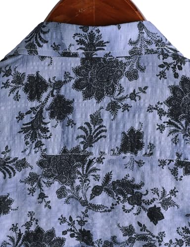 Image of VATPAVE Mens Casual Hawaiian Floral Shirts Short Sleeve Button Down Tropical Shirts Beach Summer Shirts