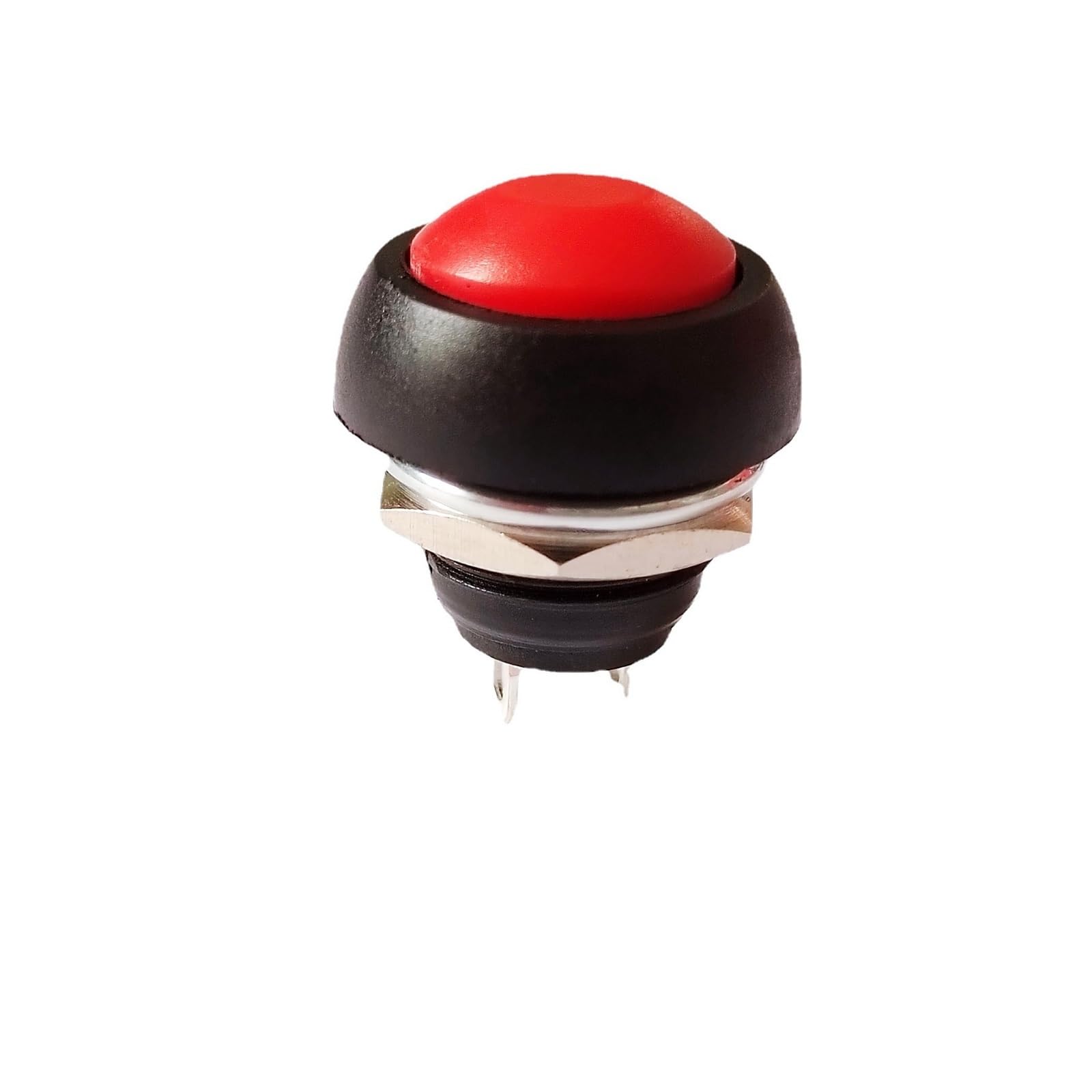 Interruptor redondo impermeable sin bloqueo pequeño para paneles eléctricos y automoción