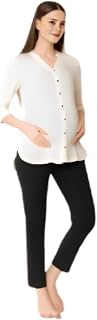 FASHIOSPICE Maternity Pant: Ankle-Length Trousers for Pregnant Women, Offering Ultimate Support and Comfort as Bottom Wear... Price In India