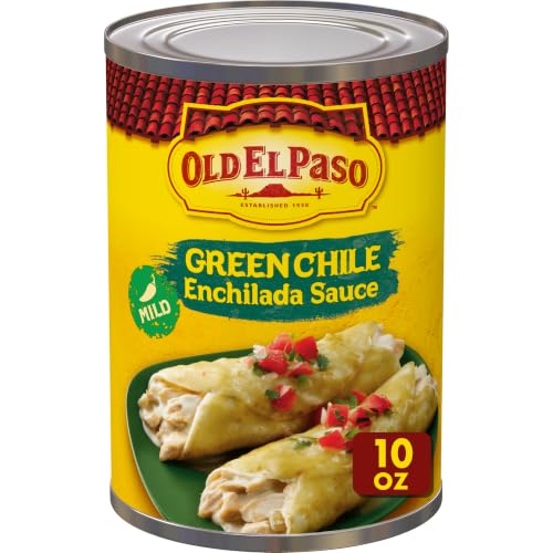 Image of Old El Paso Mild Green Chile Enchilada Sauce, Meal Prep, 10 oz