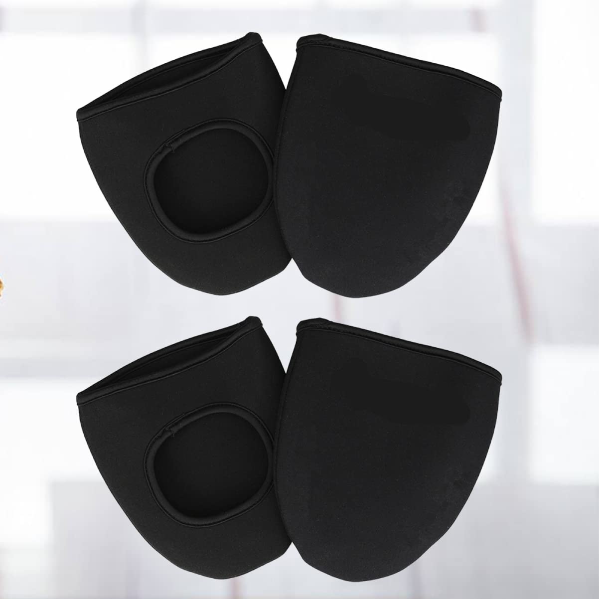 BESPORTBLE Lot De 3 Couvre-Chaussures De Cyclisme en Néoprène Coupe-Vent Et Chauds pour Léquitation en Extérieur 2 Paires X 3