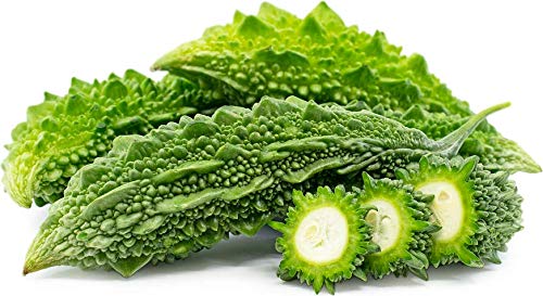 Image of Live Green Vegetable Seeds | Bitter Gourd /Karela | F1 Hybrid | Organic Seeds | For Home And Kitchen Garden | (Pack 2 pkt 20 seeds each)
