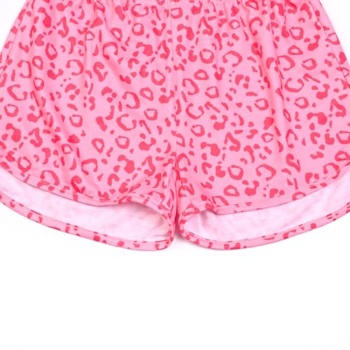 Image of Mirawise Girls 3 Pc Pajamas Sleepwear Cotton Pjs Clothes Set 4-13 Years