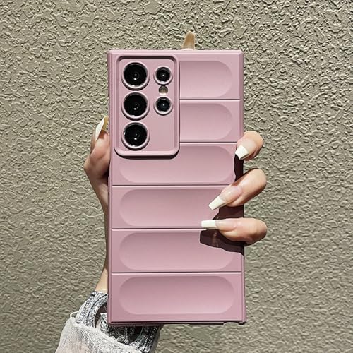 Coque Samsung S24 Ultra silicone mat rose et protection Galaxy A35