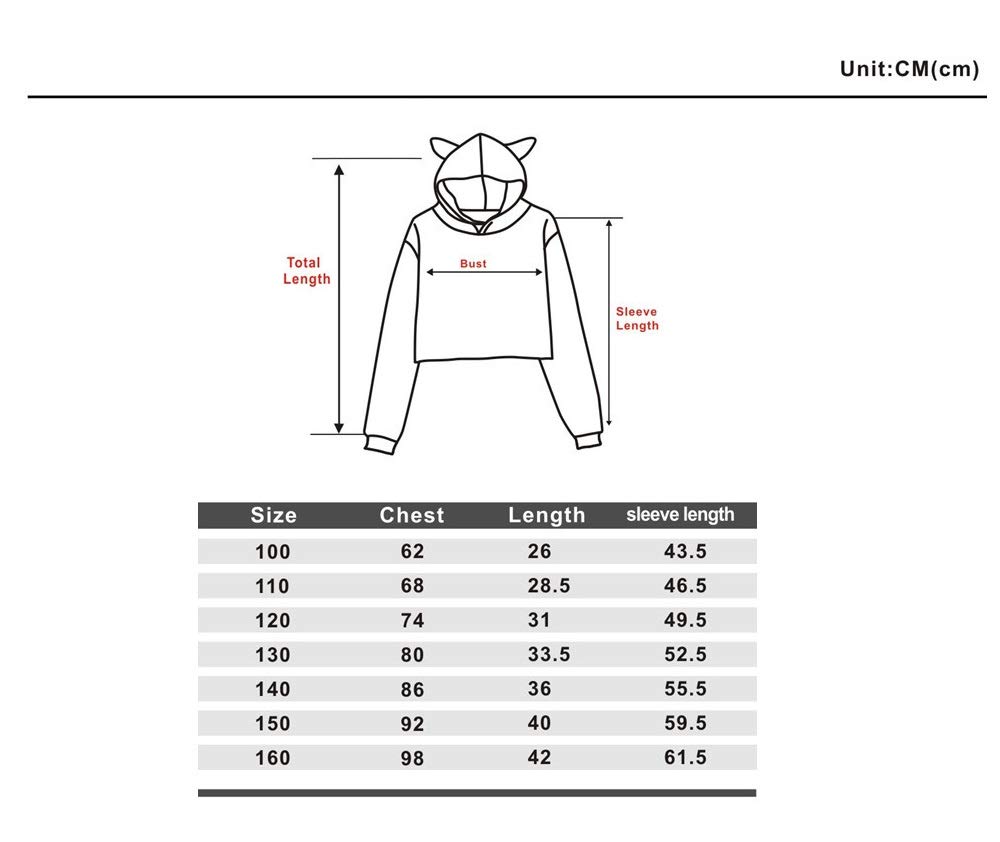 Sudadera para Niñas Niño Niña Sudaderas con Capucha Divertidas Manga Larga Años 6-16 Navel Exposed，Blue Spring and Summer Beach Sunscreen Long Sleeves